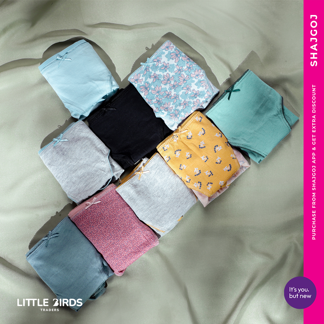 Little Birds Regular Wear Cotton Duo Box - Mix