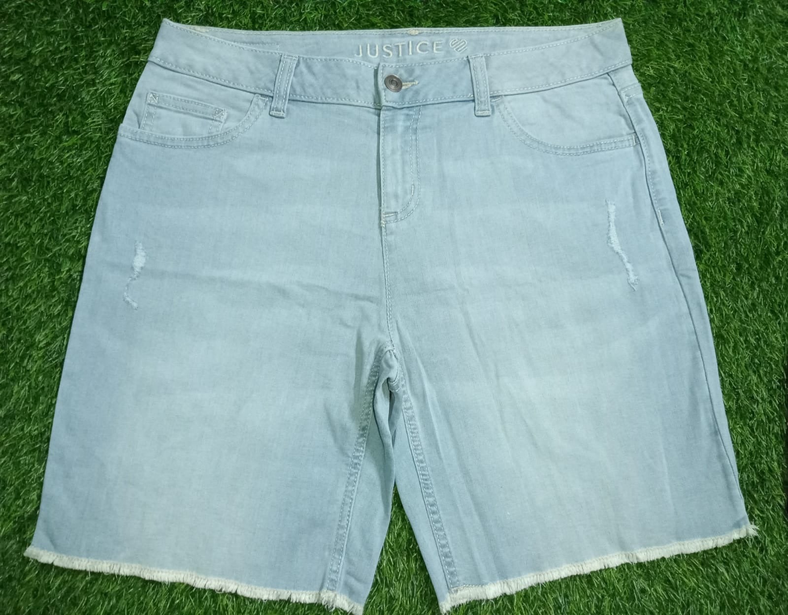 Ladies Denim short Stache pant