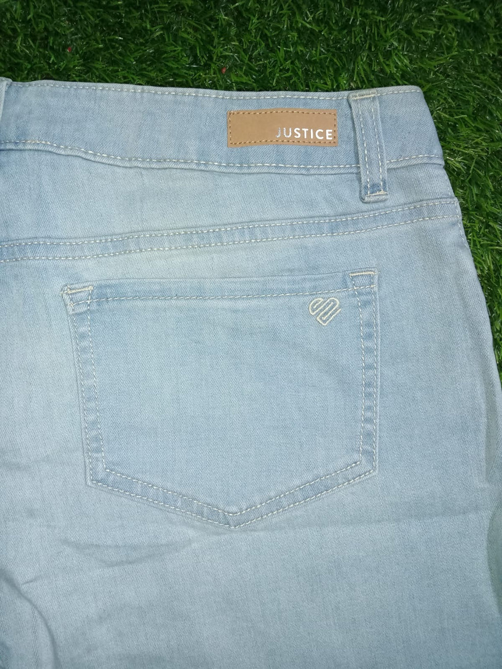 Ladies Denim short Stache pant