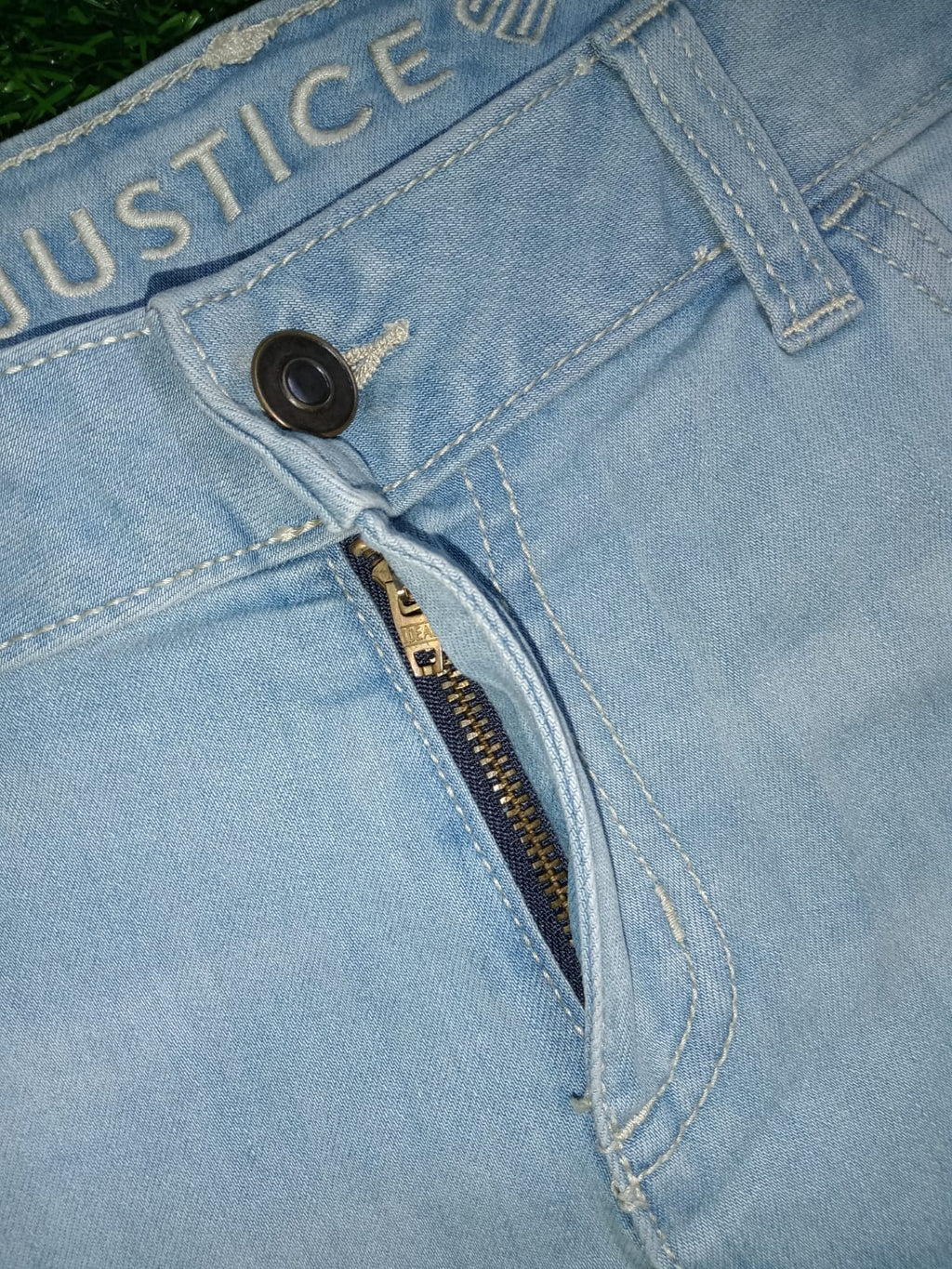 Ladies Denim short Stache pant