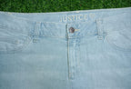 Ladies Denim short Stache pant